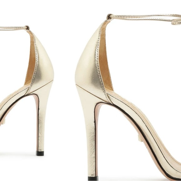 Schutz Josseana Gold and Clear Heeled Sandal - Picture 4 of 16
